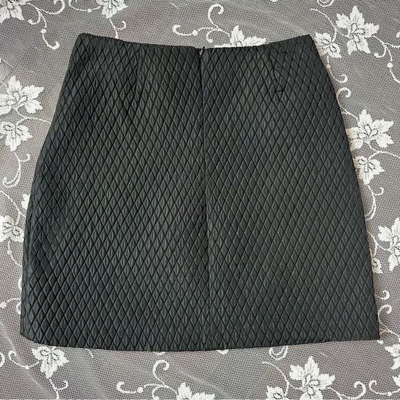 Vintage Sandro Paris Black Quilted Mini Skirt - Picture 5 of 14